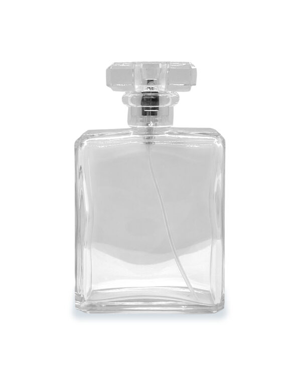 Envase o frasco para perfume cuadrado coco - Imagen 2