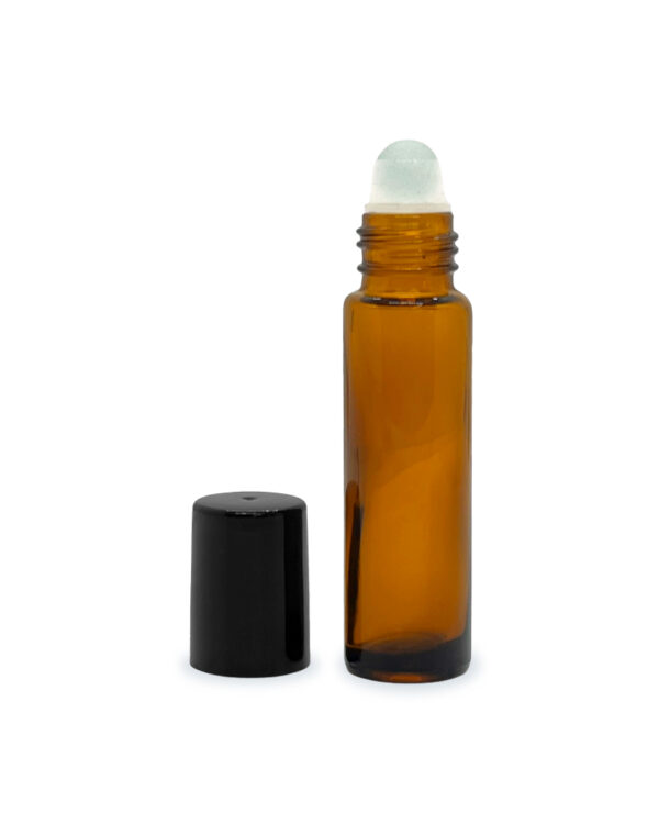 Envase o frasco ámbar roll on de vidrio 10 ml