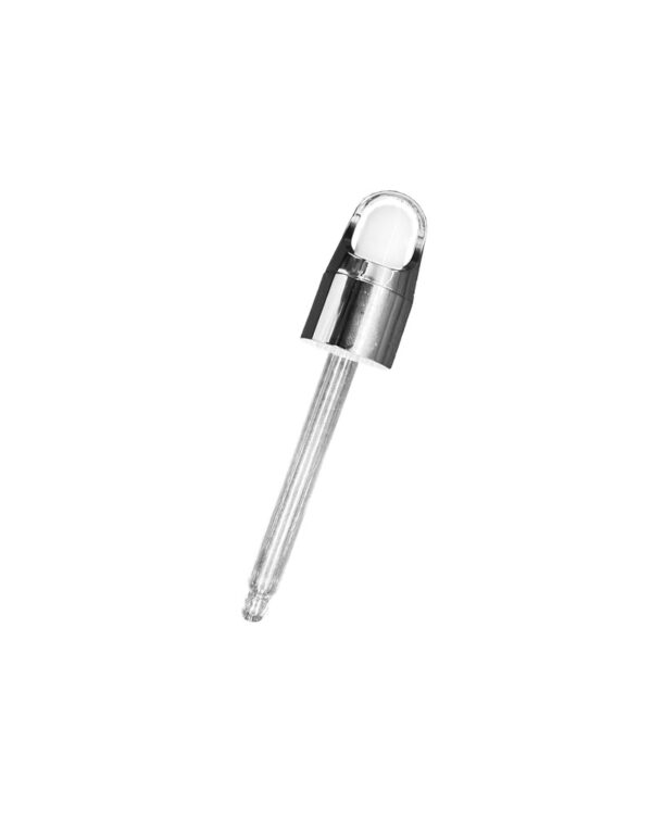Tapa gotero lujo plata 10 ml